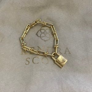 Kendra Scott Jess Lock Chain Bracelet